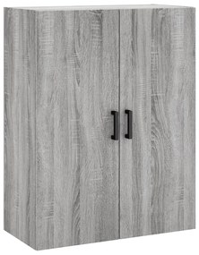 Armário alto 69,5x34x180 cm derivados de madeira sonoma cinza
