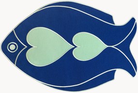Individuais de mesa tecidos à mão Fish Splash, conjunto de 2