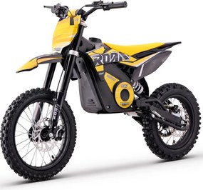 Mini moto elétrica para crianças velocidade até 50 km/h C/Limitador 907 2000W 48V 13Ah Litio Amarela