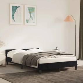 vidaXL Estrutura de cama sem colchão 120x200 cm veludo preto