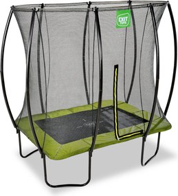 Trampolim retangular Silhouette 153 x 214 cm - verde