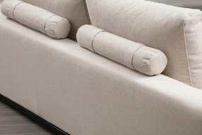 Sofá de 2 Lugares Line – Bege – 201 cm x 102 cm x 84 cm