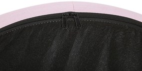 Poltrona tecido rosa e preto DRAMMEN Beliani