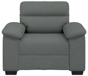 Poltrona 60 cm tecido cinzento-escuro