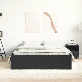 Estrutura de cama 120x200 cm preto