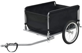 Reboque p/ bicicleta preto e amarelo 65 kg