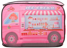 Tenda de brincar infantil 70x112x70 cm rosa