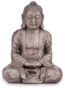 Figura Decorativa para Jardim Buda Cinzento Poliresina (25 x 57 x 42,5 cm)
