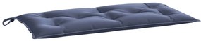 Almofadão p/ banco jardim 110x50x7cm tecido oxford azul-marinho