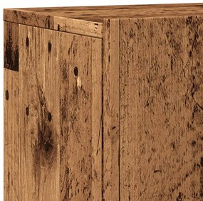 Móvel de parede para TV 100x30x41 cm madeira velha