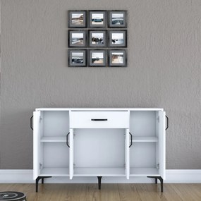Armário Multiusos JE136 – Branco – 120x78,6x40 cm