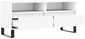 Móvel de TV 100x34,5x44,5 cm derivados de madeira branco