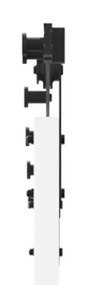 Porta Deslizante vidaXL com Conjunto de Hardware Branca 86x198.5 cm Ma
