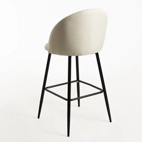 Pack 2 Bancos Vint Tecido - Beige