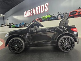 Carro elétrico infantil BMW M4 12V Com Rodas EVA e Assento em couro Preto metálico