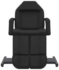 Cadeira de esteticista couro artificial 180x62x78 cm preto
