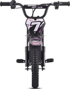 Mota elétrica para crianças ROOKIE 24 V (12"), bateria de lítio, motor sem escovas de 250 W, travão de disco Roxa