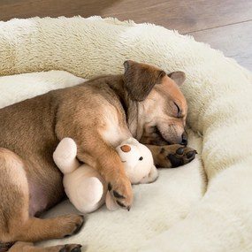 Cama para cães em forma de donut, Ø 55 cm cinzento escuro