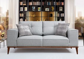 Sofá-Cama de 2 Lugares Montana – Cinzento – 184 x 91 x 85 cm