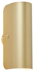 Candeeiro de parede moderno dourado 2-luzes - Gotthard