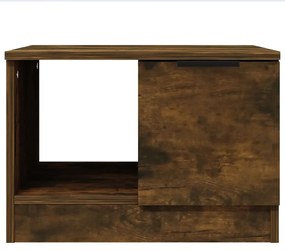 Mesa de centro 50x50x36 cm madeira processada carvalho fumado