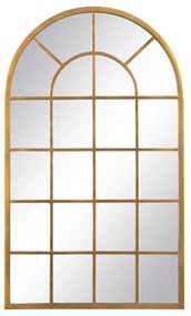 Espelho de Parede 65 X 2,5 X 110 cm Dourado Metal Janela