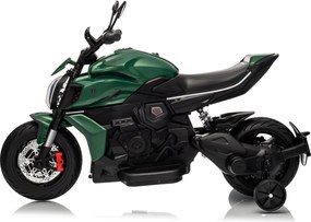 Mota elétrica para Crianças 12V, Ducati Diavel, 2 a 6 anos, Rodas espuma Eva Verde
