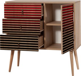Cômoda Verybox – Carvalho Sonoma – 90x90x40 cm
