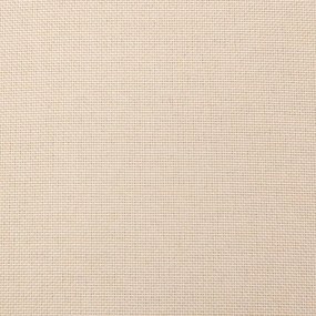 Sofá-cama 2 lugares com duas almofadas tecido cor creme