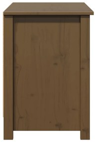Móvel de TV 103x36,5x52 cm madeira de pinho maciça castanho mel