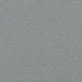 Sofá-cama 100x200 cm tecido cinzento-claro