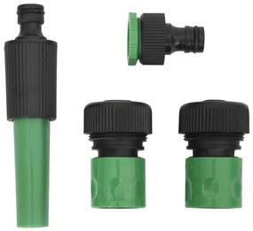 Mangueira de jardim com conjunto de encaixe 0,75" 10m PVC verde