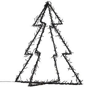 Árvore de Natal Preta Incl. LED IP44 - Brilli