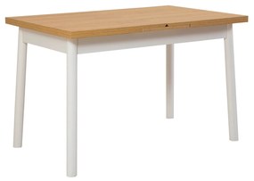 Conjunto de Mesa de Jantar Extensível Oliver – Branco – Mesa: 120x77x7