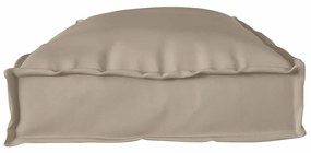 Almofadas de Palete para Banco 2 pcs Taupe 100x40x8 cm Tecido Oxford