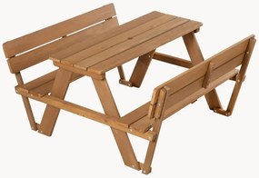 Mesa de piquenique para crianças de jardim em madeira Tonny