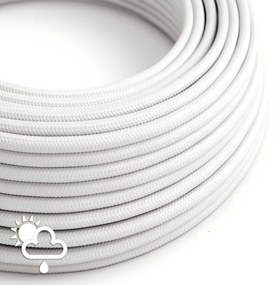 Cabo Elétrico Eedondo Exterior Coberto por Viscose Branca SM01 - adequado para sistema EIVA IP65