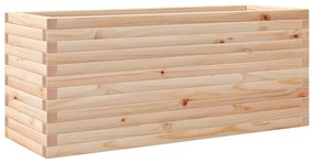 Vaso/floreira de jardim 110x40x45,5 cm madeira de pinho maciça