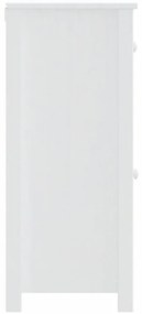 Móvel de casa de banho BERG 40x34x80 cm pinho maciço branco