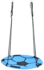 Baloiço estilo ninho com tema de futebol 100 cm