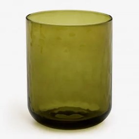 Pack De 4 Copos 39,5 Cl Em Vidro Leomie Verde Azeitona Intenso - Sklum