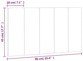 Almofadão de cabeceira 90 cm veludo rosa