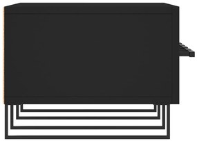 Móvel de TV 80x36x50 cm derivados de madeira preto