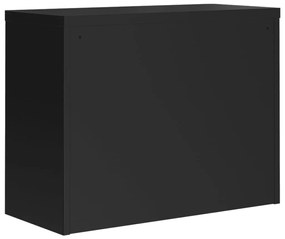Arquivador 90x40x110 cm aço preto