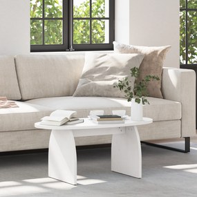 vidaXL Mesa de centro Branco 80 x 40 x 35 cm