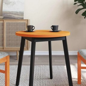 vidaXL Tampo de mesa redondo Ø60x2,5 cm pinho maciço castanho-mel