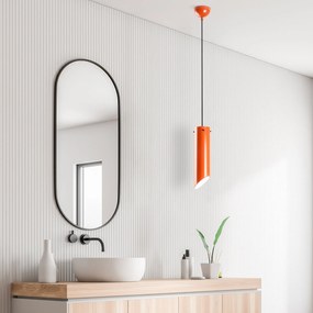 Candeeiro de Teto Kesikboru – Laranja – Ø8 h:28 cm