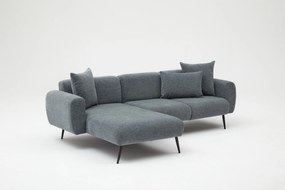 Sofá de Canto Side – Antracite – 252 x 77 x 82 cm