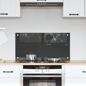 Bancada de Cozinha vidaXL Cinzento Escuro 80x40x0,6 cm em Vidro Temper