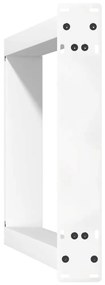 Pés de mesa de console em forma de U, 2 peças, branco, 28x(72-73) cm,